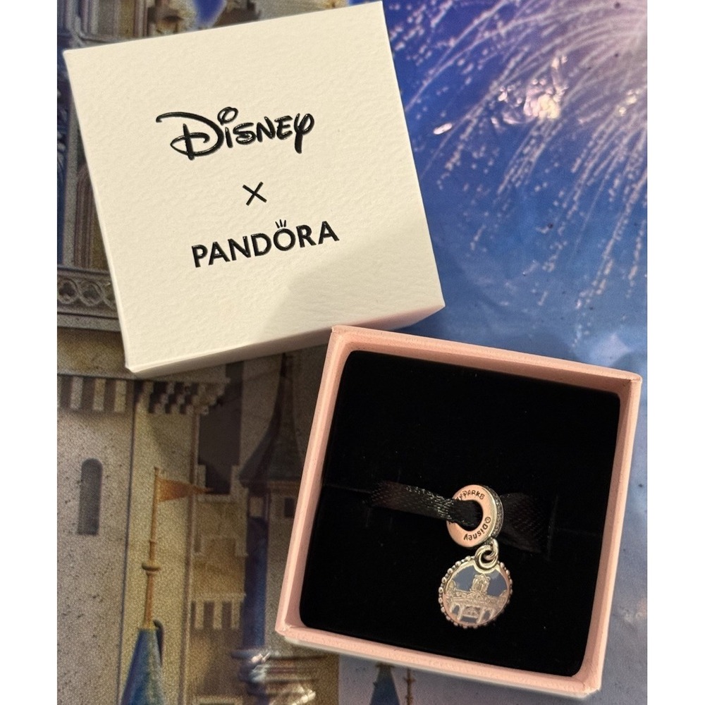 Disney Parks Beach Club Resort Pandora Charm Double Sided Dangle DVC Lighthouse